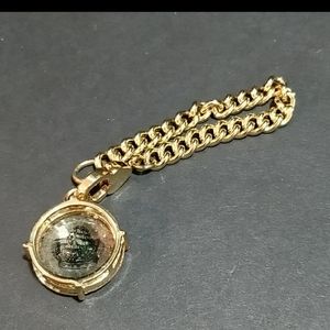 Juicy couture handbag yellow stone charm.
